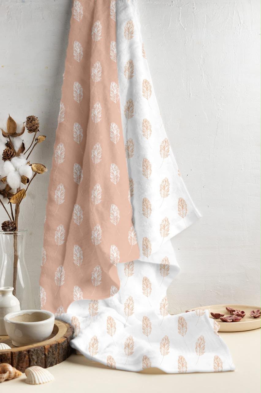 Feather Pattern Curtain Fabric