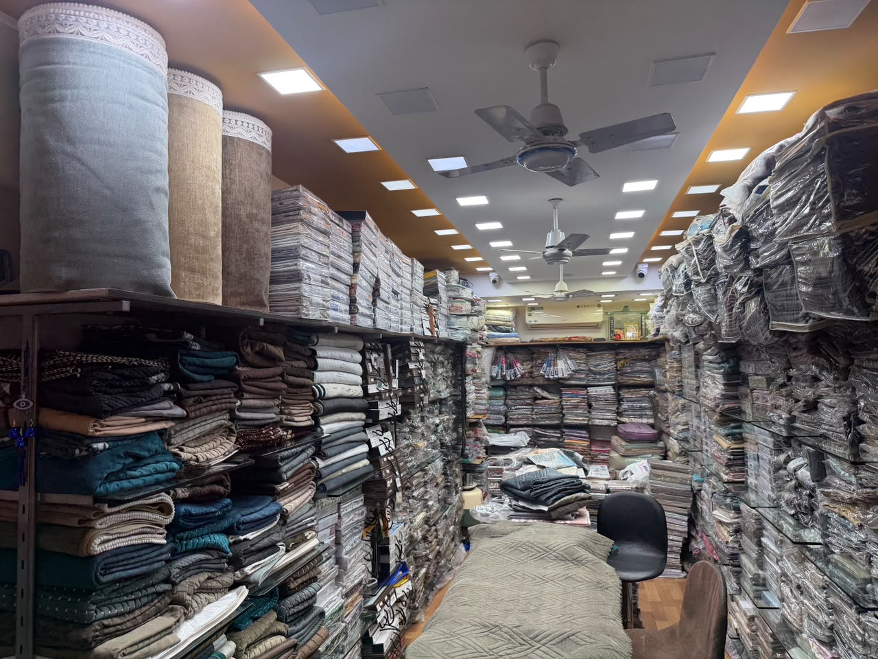Shiv Handloom House - Shop interior with vast variety